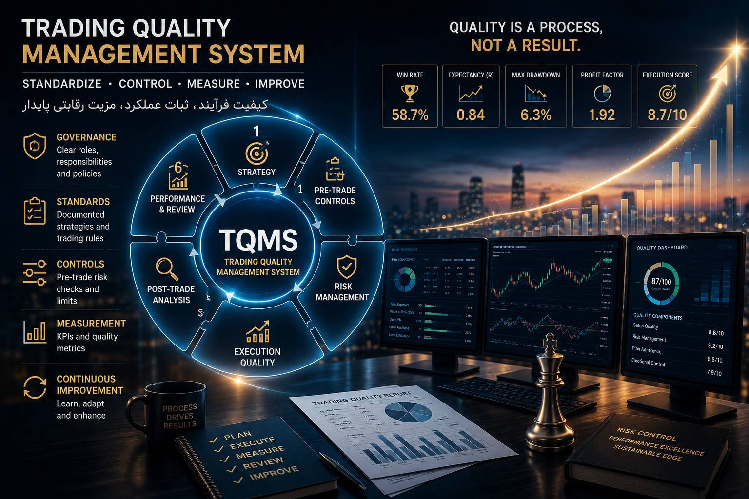 سیستم مدیریت کیفیت ترید (TQMS)